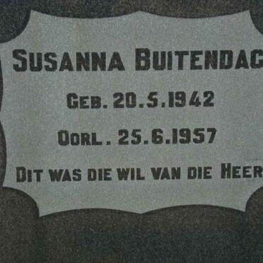 BUITENDAG Susanna 1942-1957