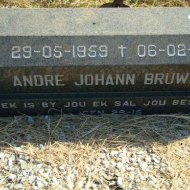 BRUWER Andre Johan 1959-1999