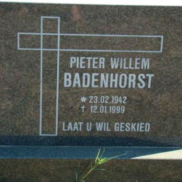 BADENHORST Pieter Willem 1942-1999