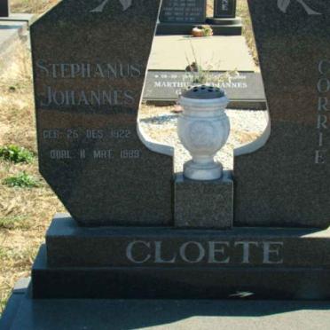 CLOETE Stephanus Johannes 1922-1989