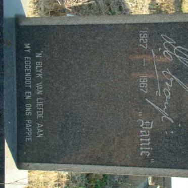 CRONJE D.  1927-1967