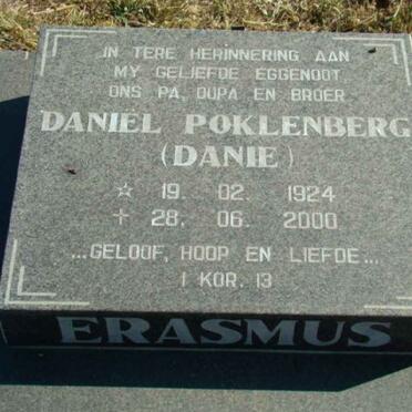 ERASMUS Daniel Poklenberg 1924-2000
