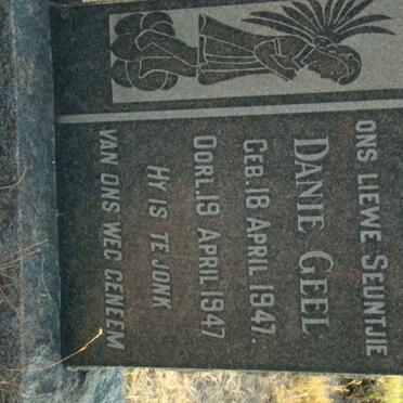 GEEL Danie 1947-1947