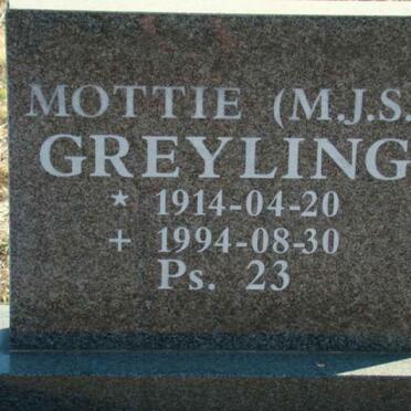 GREYLING M.J.S. 1914-1994