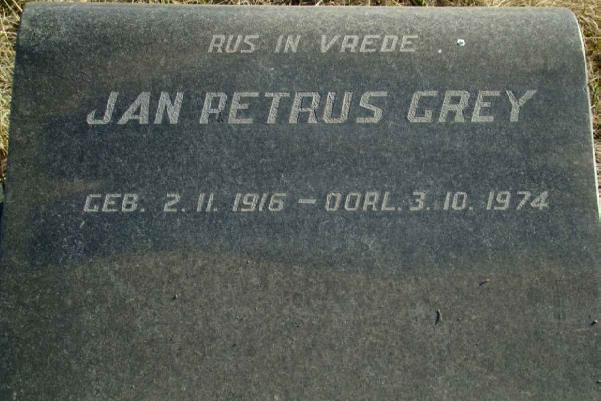 GREY Jan Petrus 1916-1974