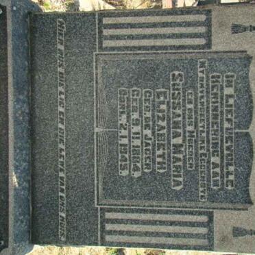 HUMAN Sussana Maria Elizabeth nee DE JAGER 1884-1945