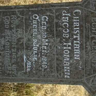 HOMANN Christiaan Jacob 1848-1928