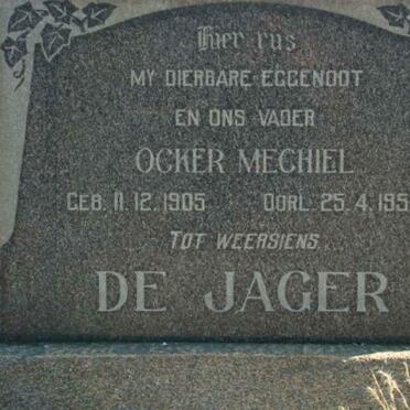 JAGER Ocker Mechiel, de 1905-1958