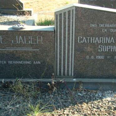JAGER Catharina Jacoba Sophia, de 1900-1974