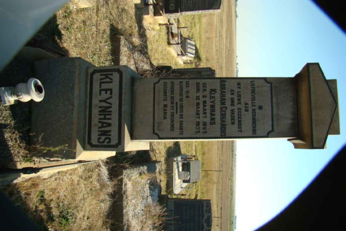 KLEYNHANS Abraham Gerhardus 1857-1937