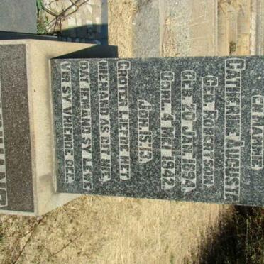 KLEYNHANS Catherine Augusta nee ROBERTSON 1894-1942