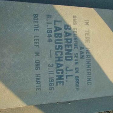 LABUSCHAGNE Barend J.L. 1944-1965