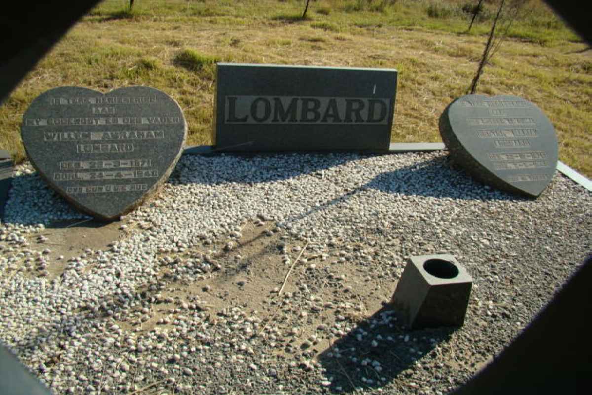 LOMBARD Willem Abraham 1871-1940 &amp; Hester Maria 1875-1948