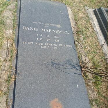 MARNEWICK Danie 1933-2011