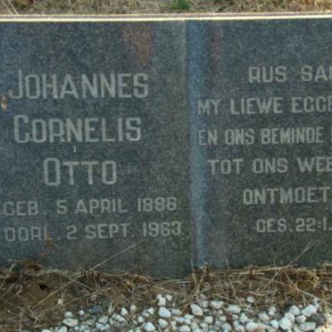 OTTO Johannes Cornelis  1886-1963