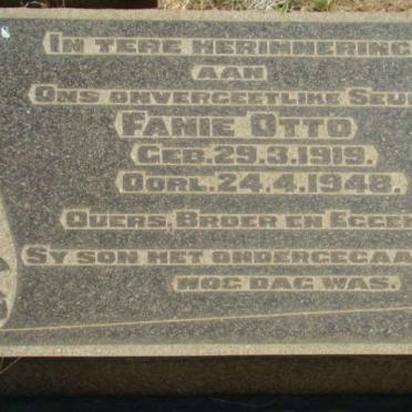 OTTO Fanie 1919-1948