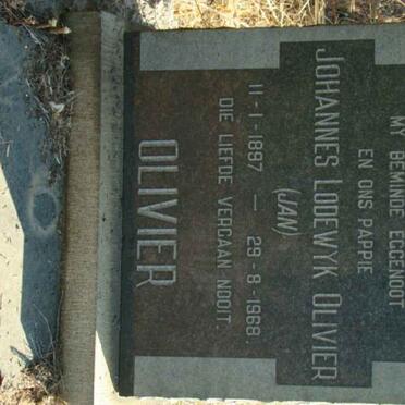 OLIVIER Johannes Lodewyk 1897-1968