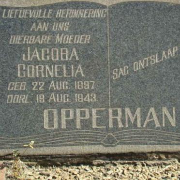 OPPERMAN Jacoba Cornelia 1897-1943