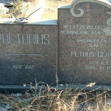PRETORIUS Petrus Gerhardus 1905-1981