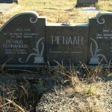 PIENAAR Petrus Gerhardus 1904-1974 &amp; Maria Johanna 1907-1989