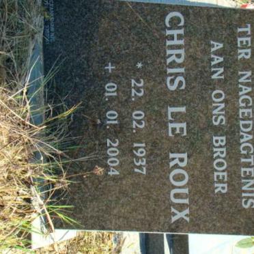 ROUX Chris, le 1937-2004