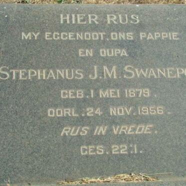 SWANEPOEL Stephanus J.M. 1879-1956