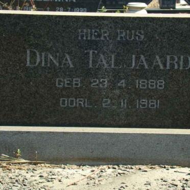 TALJAARD Dina 1888-1981