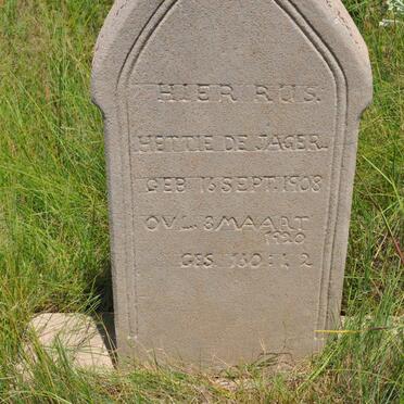 JAGER Hettie, de 1908-1920