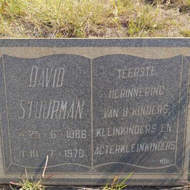 STUURMAN David 1886-1970