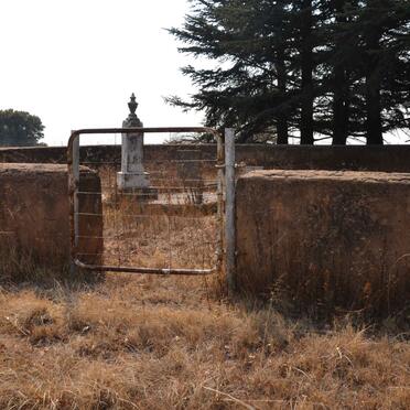 5. Overview of cemetery gate
