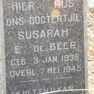 BEER Susarah E., de 1936-1945