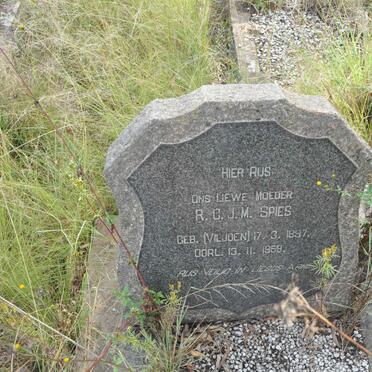 SPIES R.C.J.M. nee VILJOEN 1897-1959