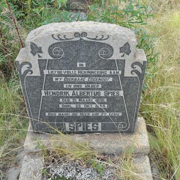SPIES Hendrik Albertus 1890-1944