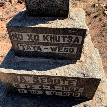 SEROTE A. 1865-1930