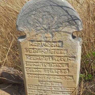 BOTHA Pieter Hendrik 1935-1936