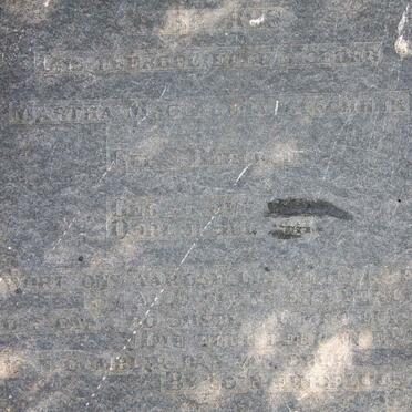 VOLSCHENK Martha Magdalena nee DIRKSE 1858-1941