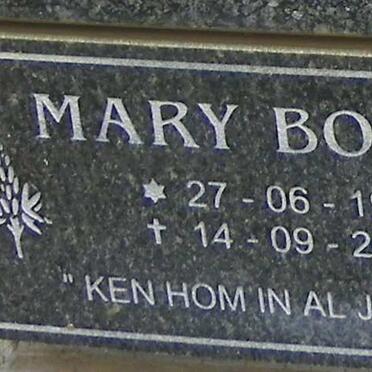 BOTHA Mary 1914-2003