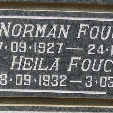 FOUCHÉ Norman 1927-1991 &amp; Heila 1932-1992