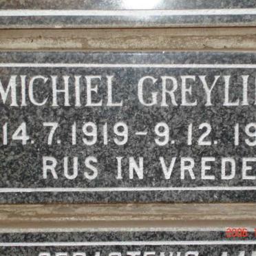 GREYLING Michiel 1919-1991
