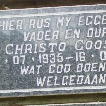 GOOSEN Christo 1935-1994