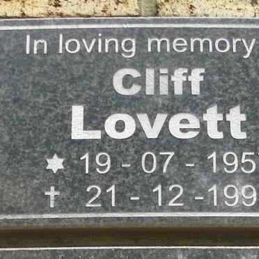 LOVETT Cliff 1957-1999