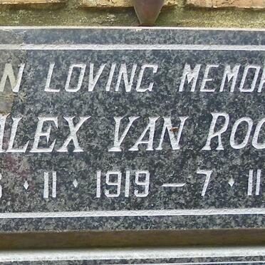 ROOYEN Alex, van 1919-1991
