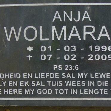 WOLMARANS Anja 1996-2009