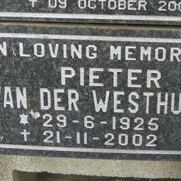 WESTHUIZEN Pieter, van der 1925-2002