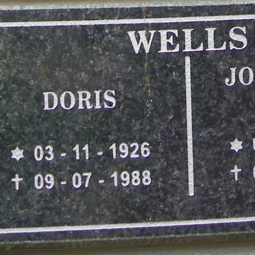 WELLS John Ismay Cecil 1921-2005 &amp; Doris 1926-1988