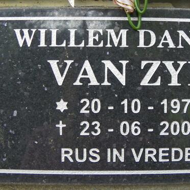 ZYL Willem Daniël, van 1970-2005