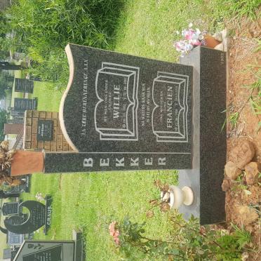 BEKKER Willie 1934-2001 &amp; Francien 1938-2018