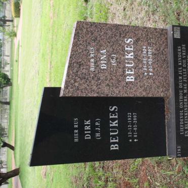 BEUKES H.J.P. 1922-2007 &amp; G. 1924-2007