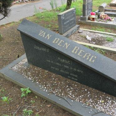BERG Johannes, van den 1954-1972