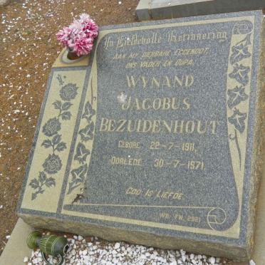 BEZUIDENHOUT Wynand Jacobus 1911-1971